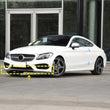 Carbon Fiber Car Front Lip for Mercedes-Benz C300 C200 C250 C205 2D 4-Door 2015-2018