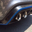 Carbon Fiber Rear Bumper Diffuser Lip for Mercedes-Benz CLA-Class C117 CLA250 CLA260 CLA45 AMG Sedan 2013 2014 Exhaust